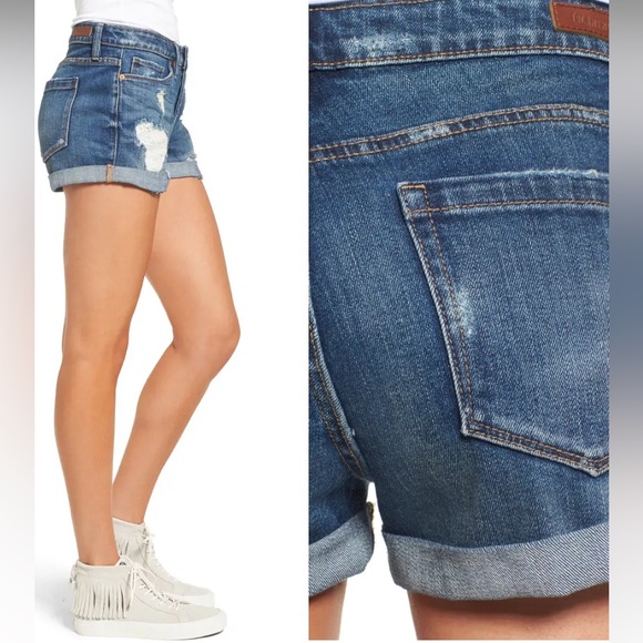 NEW! BLANKNYC DISTRESSED ROLL UP SHORTS | SIZE 28 - Picture 2 of 6